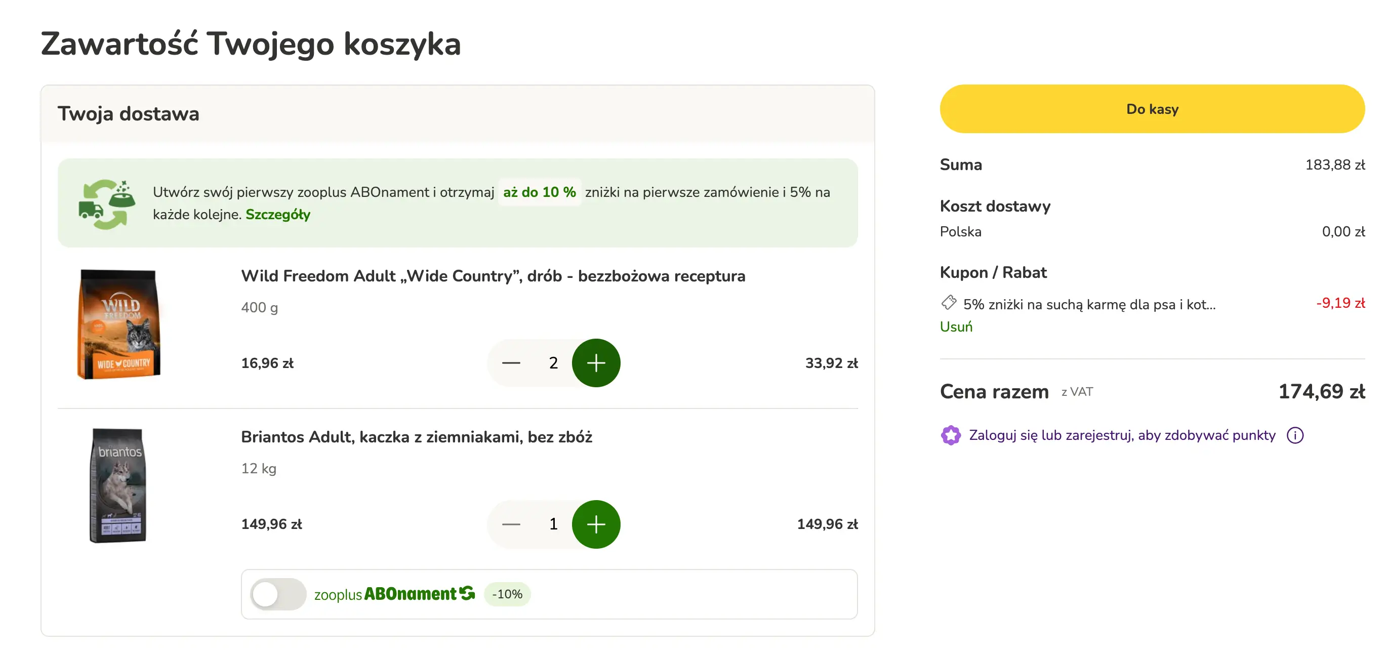 kod rabatowy zooplus
