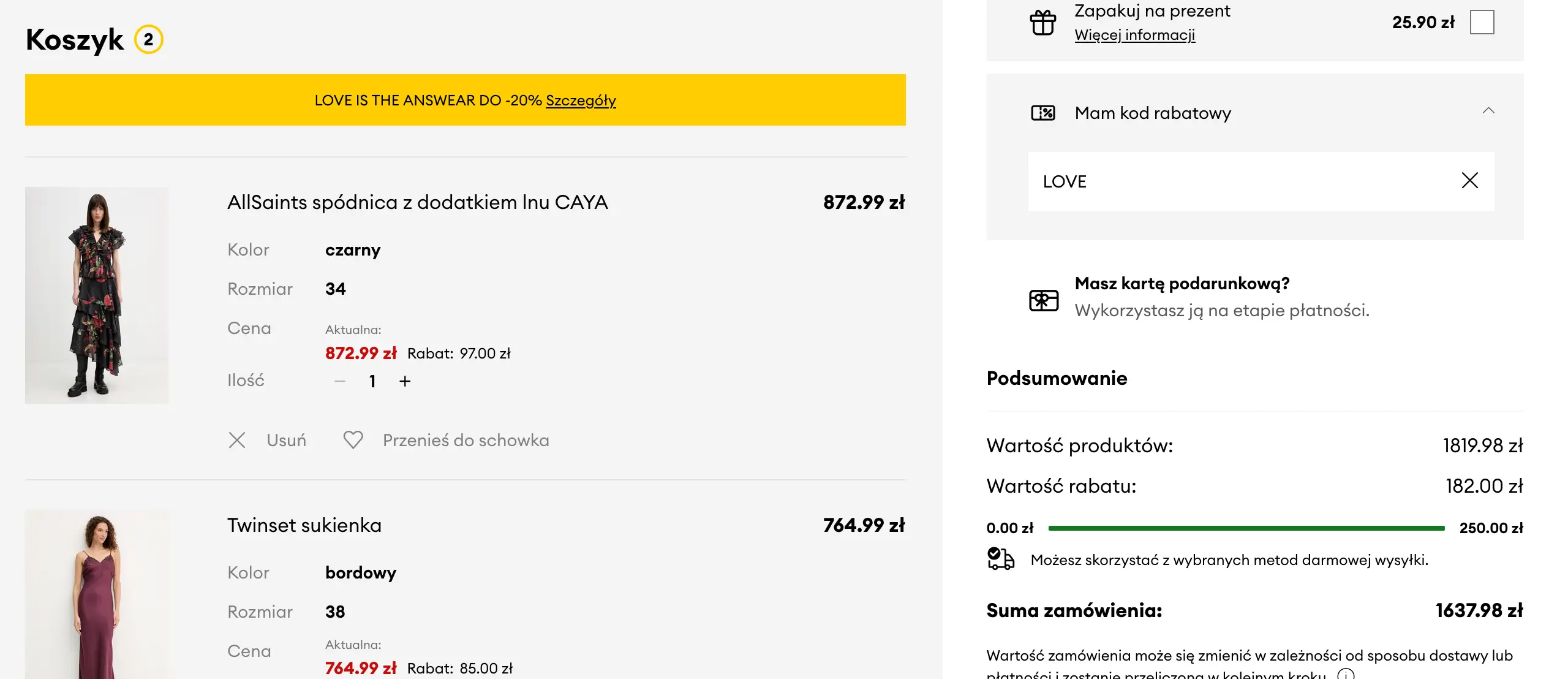 kod rabatowy answear