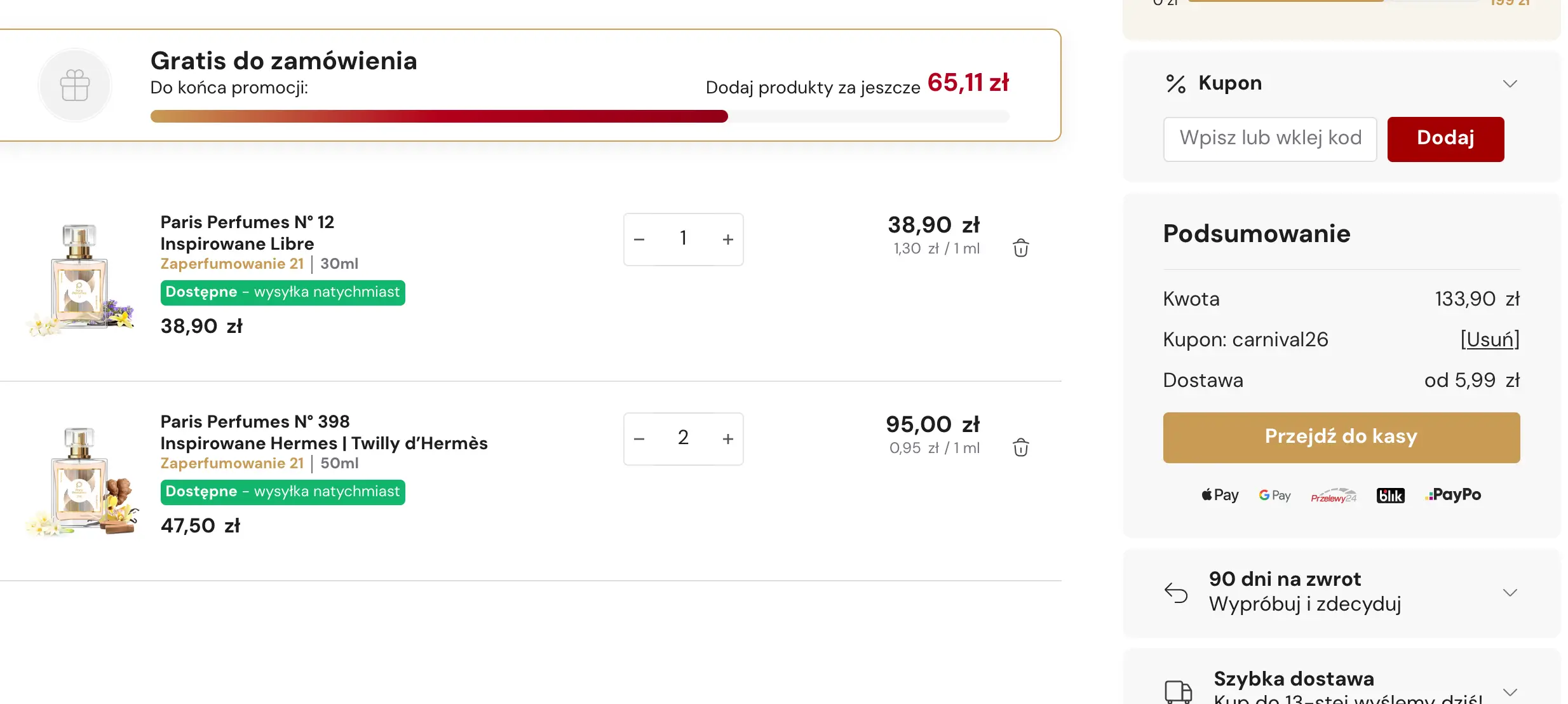 kod rabatowy paryskie