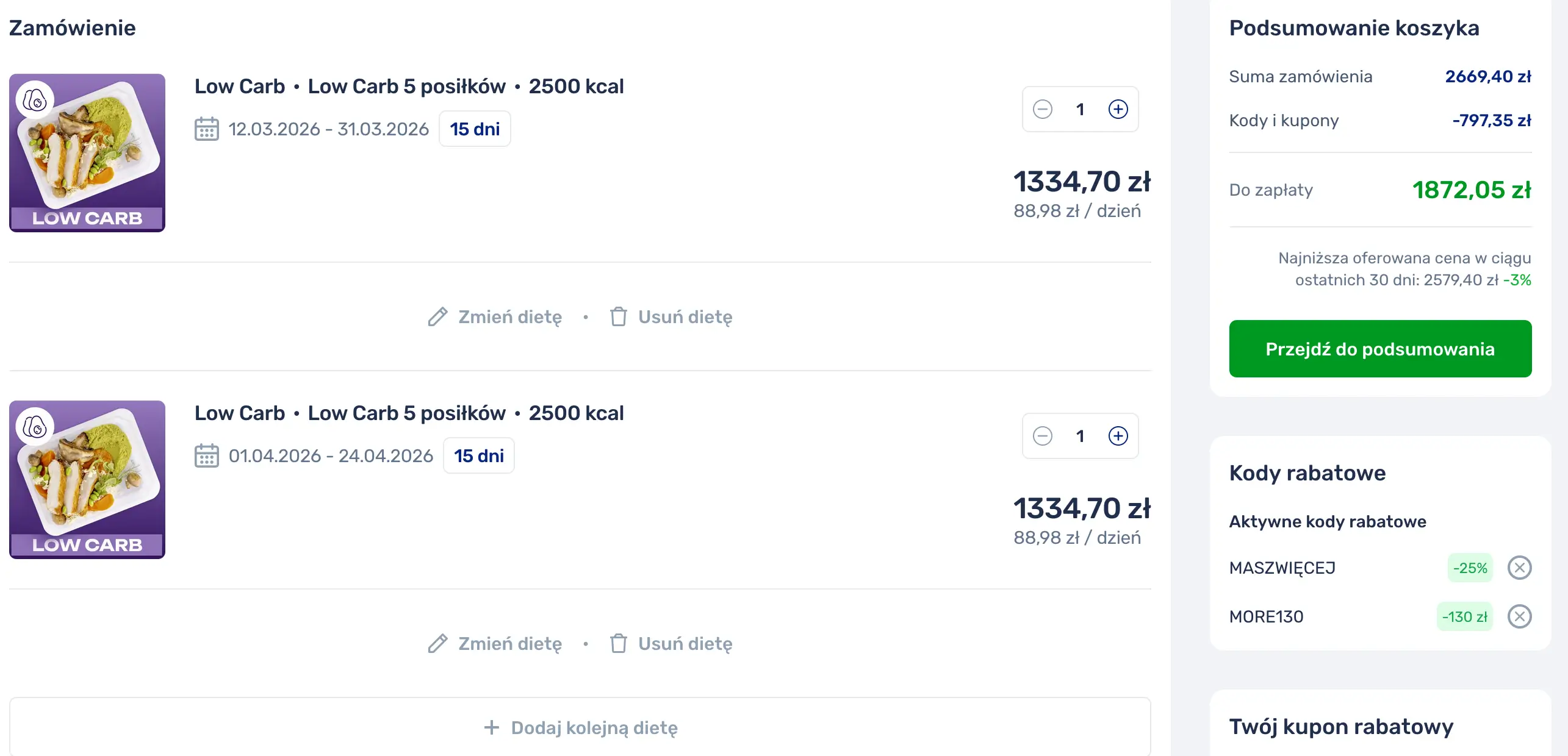 kod rabatowy dietly