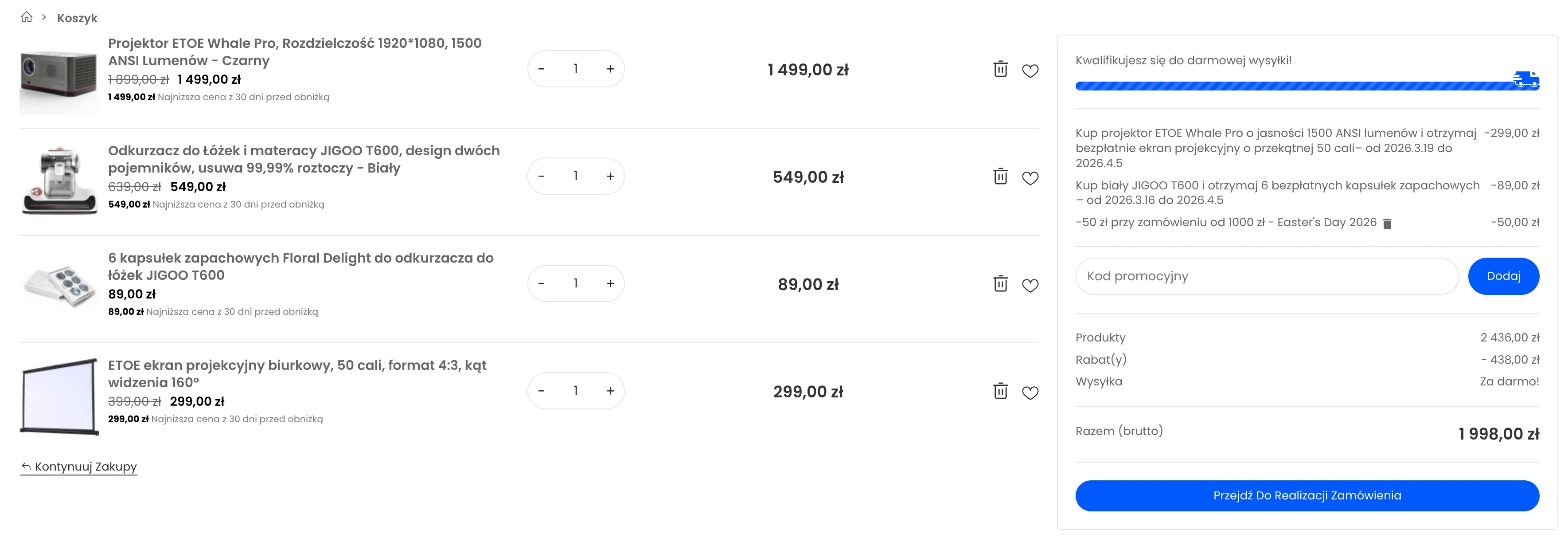 Zigbuy z kodem rabatowym