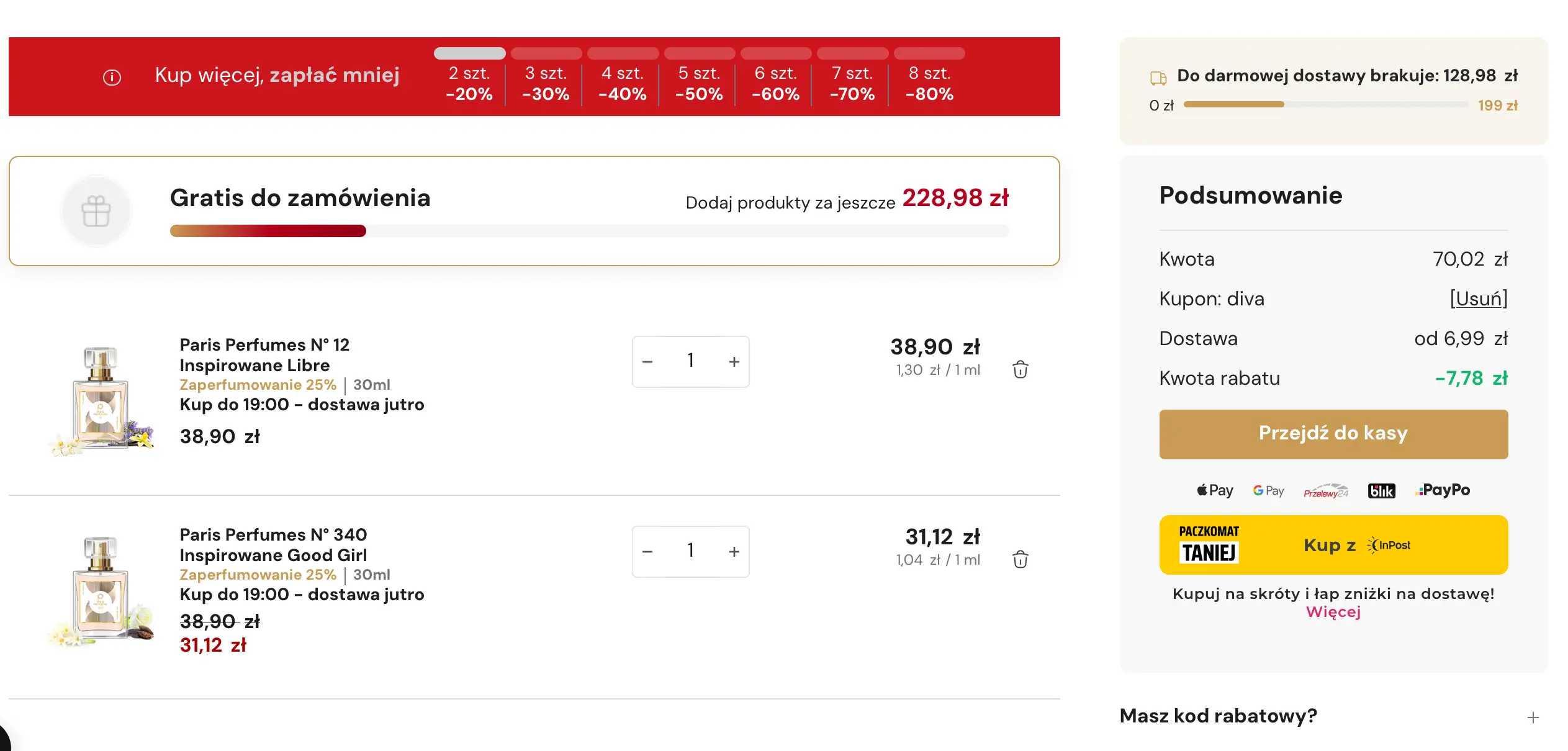 kod rabatowy paryskie perfumy