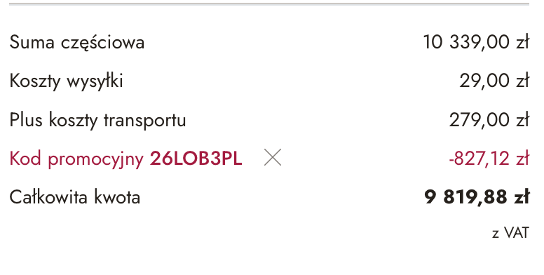 kod rabatowy -8% na całe zamówienie w sklepie Loberon.